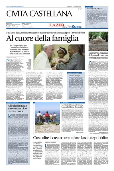 Avvenire - pagina diocesana del 7/11/2021